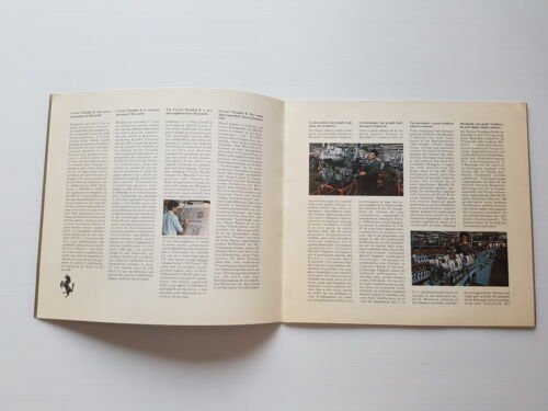 Ferrari Mondial 8 1980 depliant n.199.80 originale