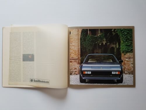 Ferrari Mondial 8 1980 depliant n.199.80 originale