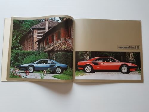 Ferrari Mondial 8 1980 depliant n.199.80 originale