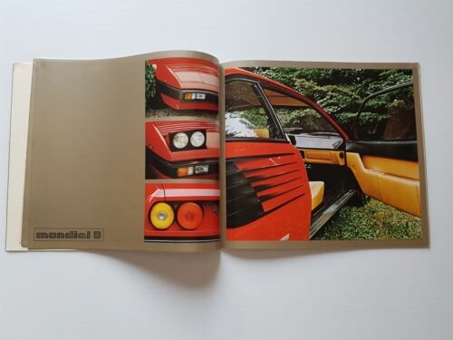 Ferrari Mondial 8 1980 depliant n.199.80 originale