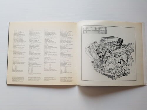 Ferrari Mondial Quattrovalvole 1982 depliant n.242.82 originale