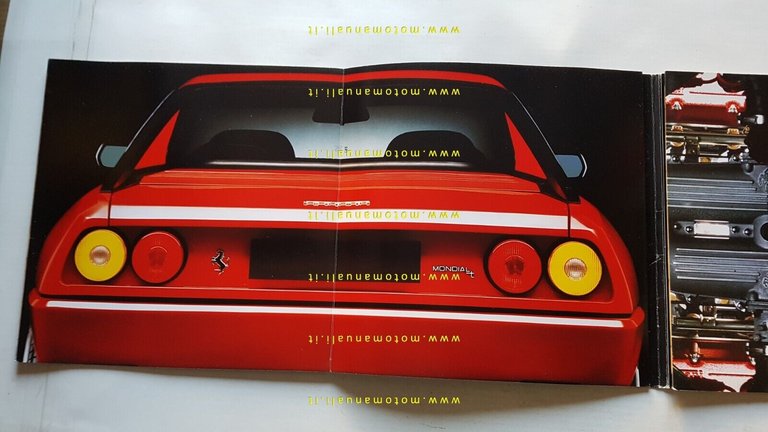 Ferrari Mondial T 1989 depliant n. 579/89 originale