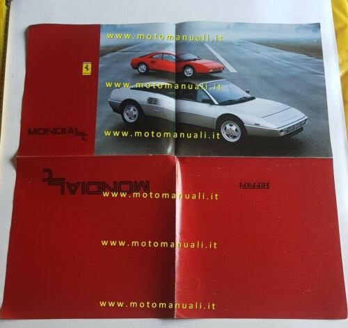 Ferrari Mondial T 1990 depliant n. 562/90 originale auto genuine …