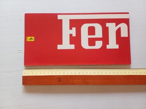Ferrari produzione modelli 1990 depliant originale 616/90 italiano
