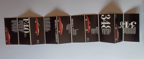 Ferrari produzione modelli 1990 depliant originale 616/90 italiano