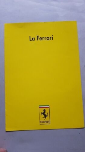 Ferrari stabilimento e pista Fiorano 1989 n. 537/89 depliant originale …