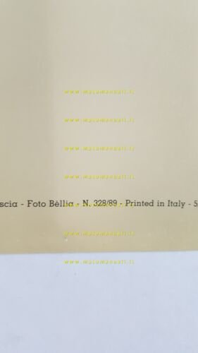 Ferrari Testarossa 1989 depliant originale n. 328/89