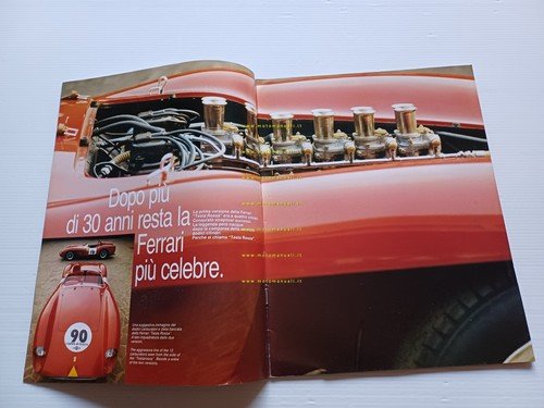 Ferrari Testarossa 4-12 Cilindri Allegato rivista GT Granturismo 1987