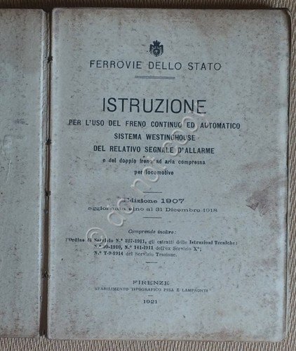 Ferrovie dello Stato - Istruzioni Freno Continuo Westinghouse - agg. … | Immagine Gallery 2