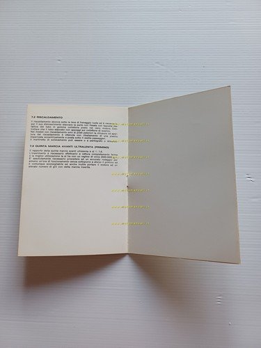 FERVES Ranger Cargo manuale uso manutenzione libretto istruzioni originale