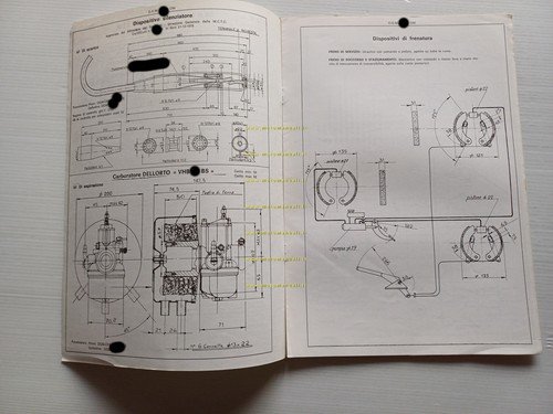 FIAM 125 JP 123 M microauto 1978 Facsimile originale scheda …