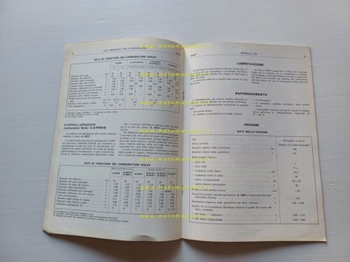Fiat 1100 1970 manuale officina caratteristiche tecniche dati riparazione