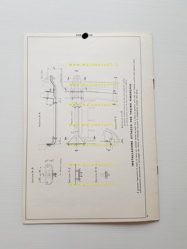 FIAT 124 Coupè Sport 1.6 1973 FACSIMILE scheda omologazione DGM …
