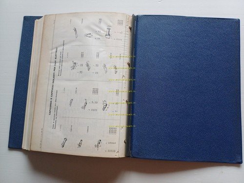 FIAT 124 Sport BC-BS 1970 catalogo ricambi MOTORE originale