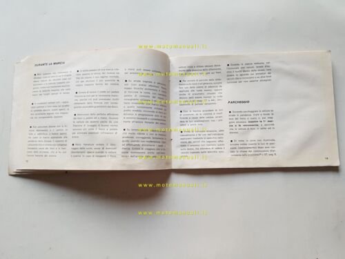 Fiat 126 1974 manuale uso manutenzione libretto originale