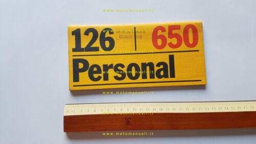 Fiat 126 650 Personal 4 depliant originale italiano