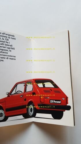 Fiat 126 650 Personal 4 depliant originale italiano