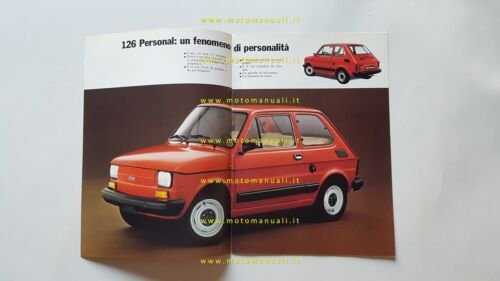Fiat 126 depliant originale italiano