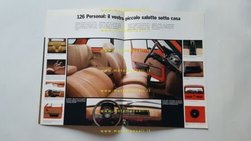 Fiat 126 depliant originale italiano