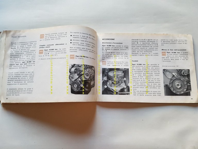 Fiat 127 modelli 1974 Manuale Uso Manutenzione Libretto originale AUTO