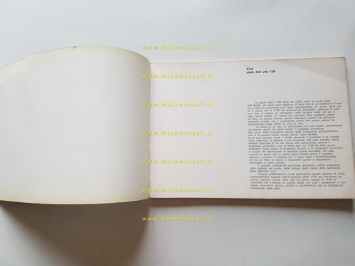 Fiat 128 - dalla 508 alla 128 depliant originale