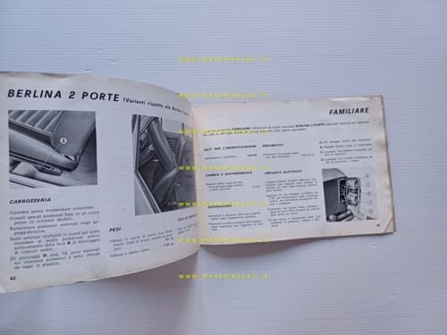 FIAT 128 1971 manuale uso manutenzione libretto istruzioni italiano originale