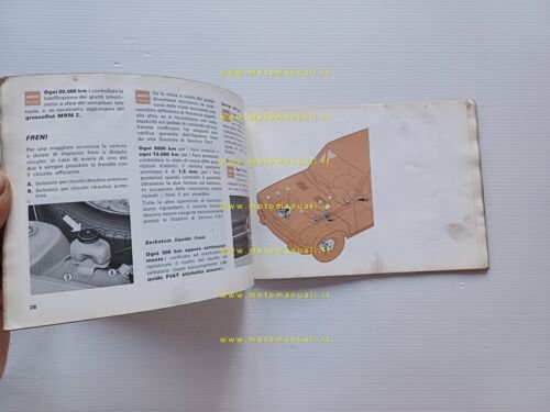 FIAT 128 1971 manuale uso manutenzione libretto istruzioni italiano originale