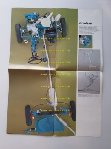 FIAT 128 1a serie depliant poster italiano originale