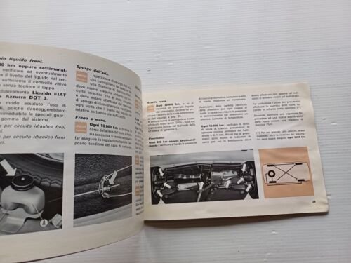 FIAT 128 Berlina-Familiare 1973 manuale uso manutenzione libretto originale