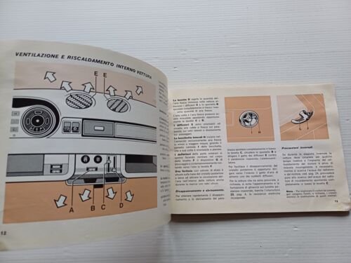 FIAT 128 Berlina-Familiare 1973 manuale uso manutenzione libretto originale