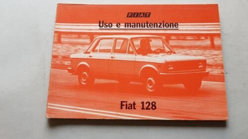 Fiat 128 modelli 1980 Manuale Uso Manutenzione Libretto originale AUTO