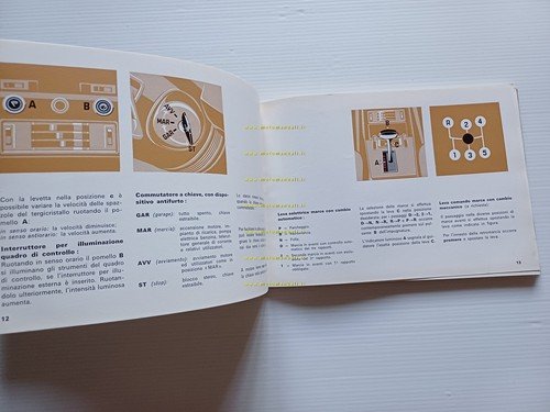 Fiat 130 1969 manuale uso manutenzione libretto istruzioni originale