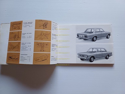 Fiat 130 1969 manuale uso manutenzione libretto istruzioni originale