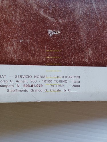 Fiat 130 1969 manuale uso manutenzione libretto istruzioni originale