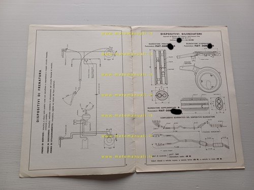 FIAT 130 1969 scheda omologazione DGM Motorizzazione Facsimile originale