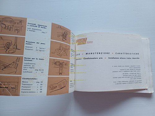 Fiat 130 1971 manuale uso manutenzione libretto istruzioni italiano originale