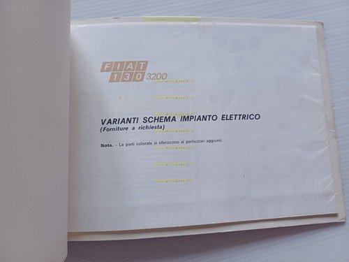 Fiat 130 1971 manuale uso manutenzione libretto istruzioni italiano originale