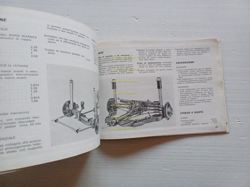 FIAT 130 berlina 1969 2a ediz. manuale uso manutenzione libretto …