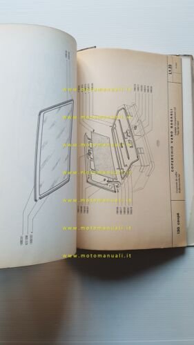 FIAT 130 Coup 1973 catalogo ricambi CARROZZERIA Originale parts catalog