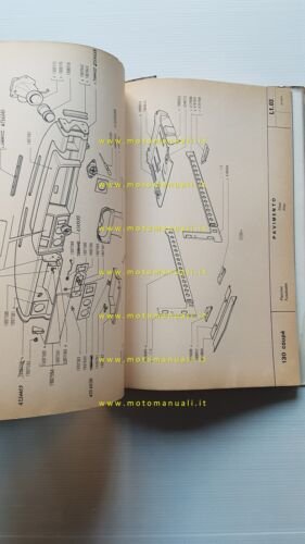 FIAT 130 Coup 1973 catalogo ricambi CARROZZERIA Originale parts catalog