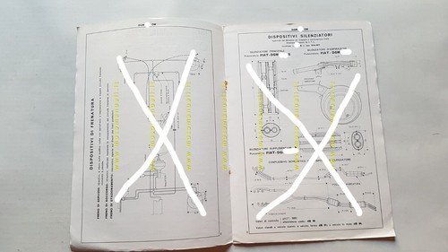 FIAT 130 Coupè 3200 1971 scheda omologazione DGM originale Motorizzazione