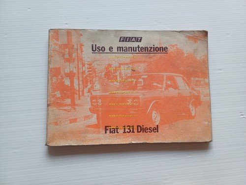 Fiat 131 Diesel 1979 manuale uso manutenzione originale italiano