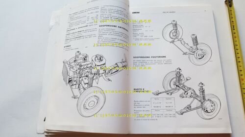Fiat 131 Mirafiori 1975 manuale officina caratterist. tecniche dati riparazioni