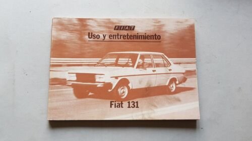 Fiat 131 Racing e Modelli 1981 Manuale Uso Manutenzione Originale …