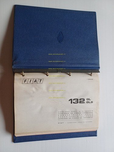 FIAT 132 GL-GLS 1974 catalogo ricambi MOTORE originale