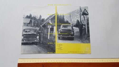 Fiat 1800 depliant originale italiano