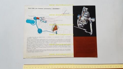 Fiat 2100 depliant originale italiano