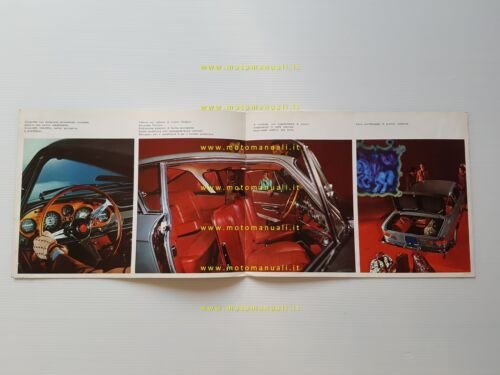 FIAT 2300 S Coupè 1961 depliant italiano originale