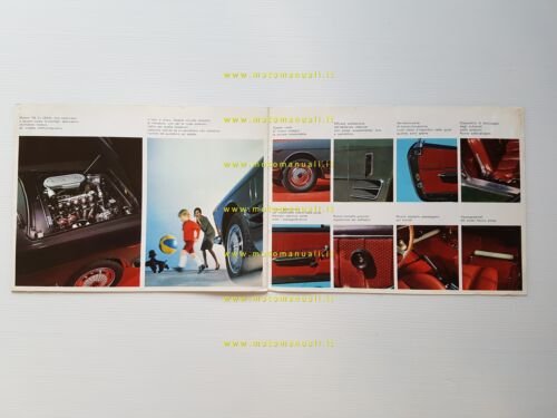 FIAT 2300 S Coupè 1961 depliant italiano originale