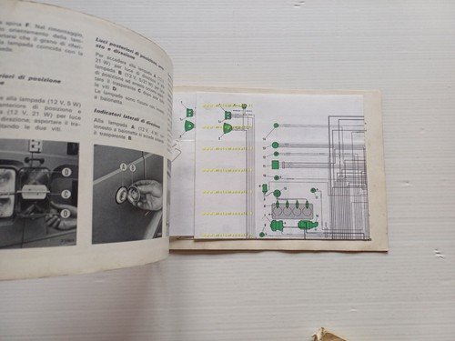 Fiat 242 furgone 1975 manuale uso manutenzione originale italiano